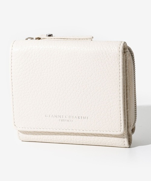 【GIANNI CHIARINI】牛革レザー三つ折り財布 GIANNI CHIARINI（ジャンニ キアリーニ） 財布 GIANNI CHIARINI GRAIN
