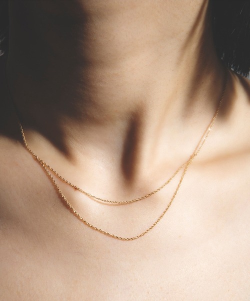 ネックレス 「les bon bon」scallop necklace スカラップネックレス BOB61 レディースの画像