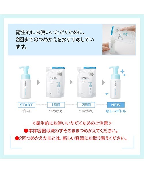 FANCL（ファンケル） 洗顔 ピュアモイスト 泡洗顔料 レフィル