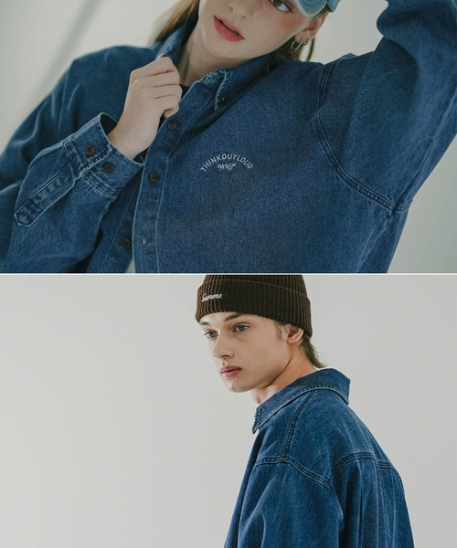 【WV PROJECT】Summer Loud Denim Short Sleeve Shirt MJSS7663 71DRskiswwL._UY1000_.jpg