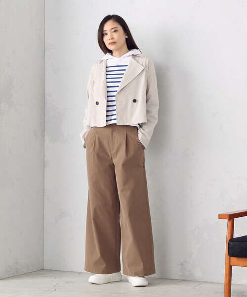 COMME CA ISM トレンチコート コート 3WAYトレンチコート