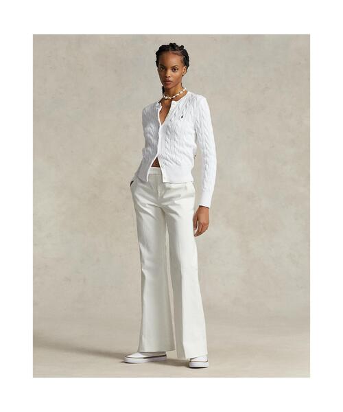 POLO RALPH LAUREN カーディガン ケーブルニット コットン クルー  