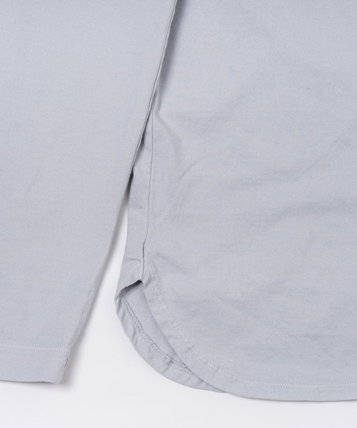 quadro tシャツ 40/2CM天竺ヘンリーネックプルオーバー