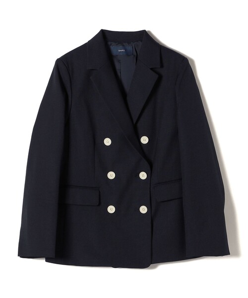 SHIPS colors リネンミックス ダブルボタン ジャケット SHIPS Colors ジャケット テーラードジャケット Colors:リネン