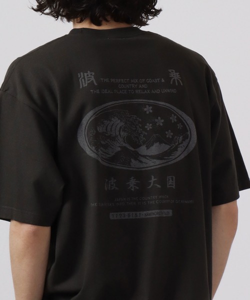 波達 tシャツ 波達(NAMITATSU) 5.6oz ヘビーウェイト プリント T
