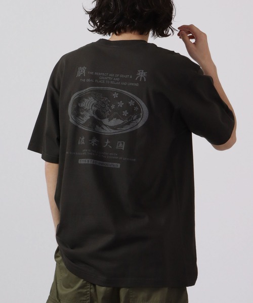 波達 tシャツ 波達(NAMITATSU) 5.6oz ヘビーウェイト プリント Tシャツ