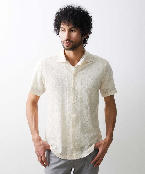 MICHEL KLEIN HOMME（ミッシェルクラン オム） シャツ 半袖 「日本製