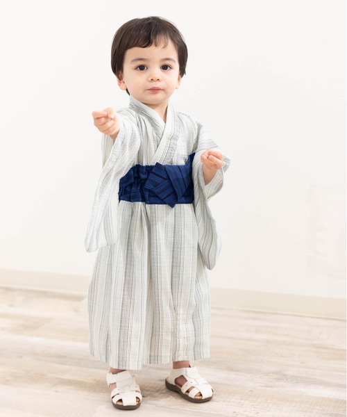 BABY 浴衣 SweetMommy(授乳服&マタニティ) 浴衣 ストライプ柄 男の子