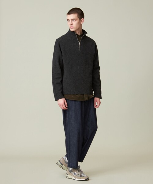 J.PRESS YORK STREET ジーンズ 「UNISEX」ワイドデニムパンツ
