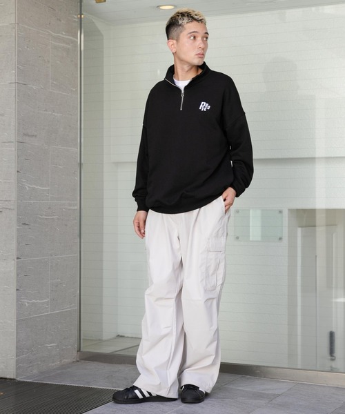 Wackomaria ヘビーウエイト パーカー スウェットパンツ 上下セットL WEGO（ウィゴー） パーカー WEGO/ヘビーウエイトハーフZIPワンポイント