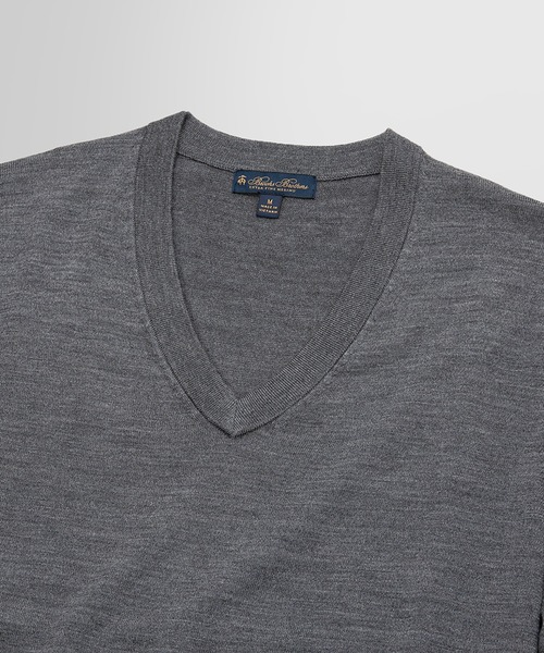 ショーコク様ご購入新品タグ付 ブルックスブラザーズ メリノ Vネック XL BROOKS BROTHERS（ブルックスブラザーズ） セーター ニット メリノ