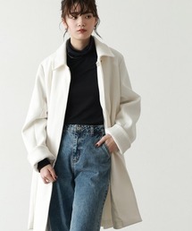 Pierrot（ピエロ） ステンカラーコート コート 2wayボタンステンカラー