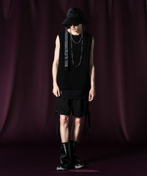glamb（グラム） スラックス Taped Short Slacks / テープドショート