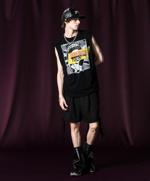 glamb（グラム） スラックス Taped Short Slacks / テープドショート