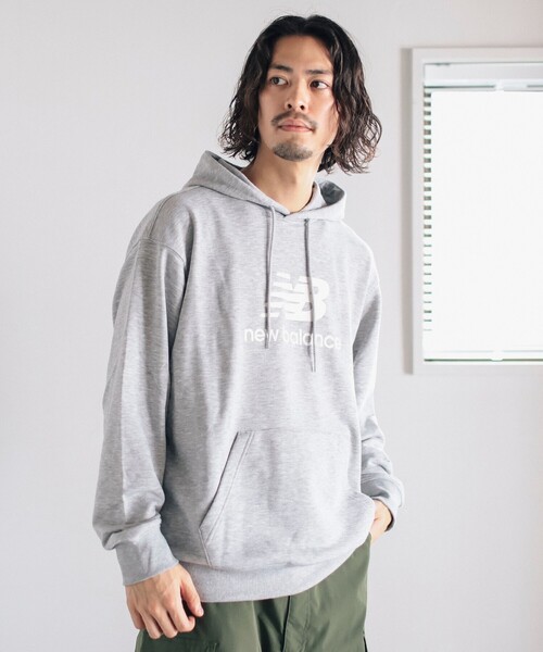 New Balance パーカー / Logo Sweat Parka メンズ : ZOZOTOWN