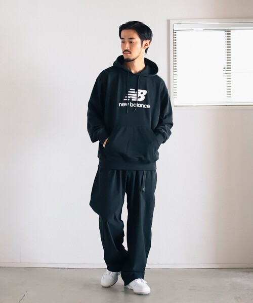 New Balance パーカー / Logo Sweat Parka メンズ : ZOZOTOWN