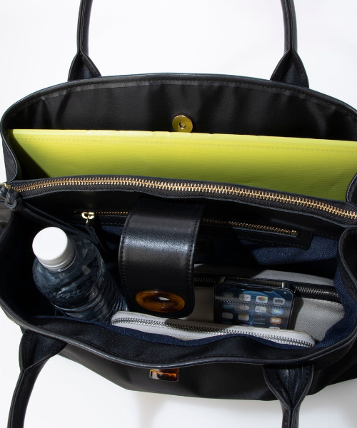 perche（ペルケ） トートバッグ perche / ナイロン×牛革付属