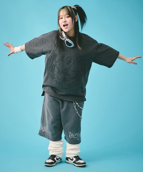 GALFY パンツ GALFY-病みに染まりしショートパンツ メンズ