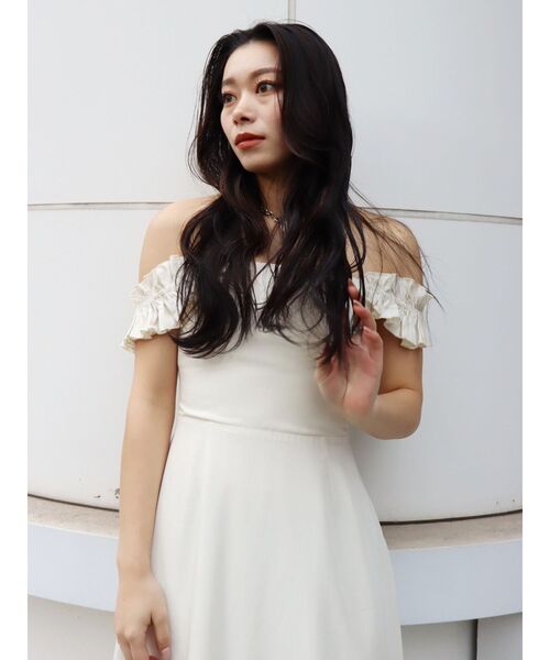 シビラ　新品　変形 3way フリル カシュクール ロング ワンピース シビラ 新品 変形 3way フリル カシュクール ロング ワンピース