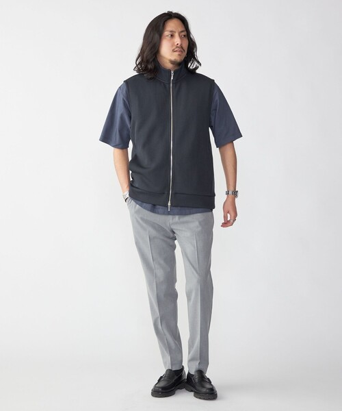 SHIPS（シップス） ベスト ジレ SHIPS: クォーターゲージ ハイジップ