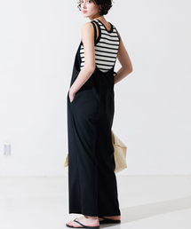 Rouge vif サロペット オーバーオール リネンライクストレッチ