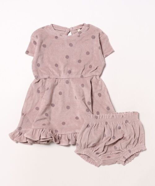 Quincy Mae ベビー 「Bs」「it」「Quincy Mae」TERRY DRESS SET