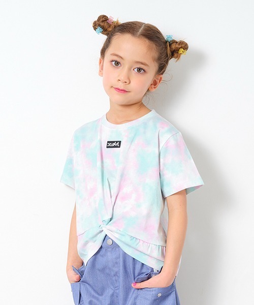 X-girl Stages（エックスガールステージス） tシャツ ヘムノット