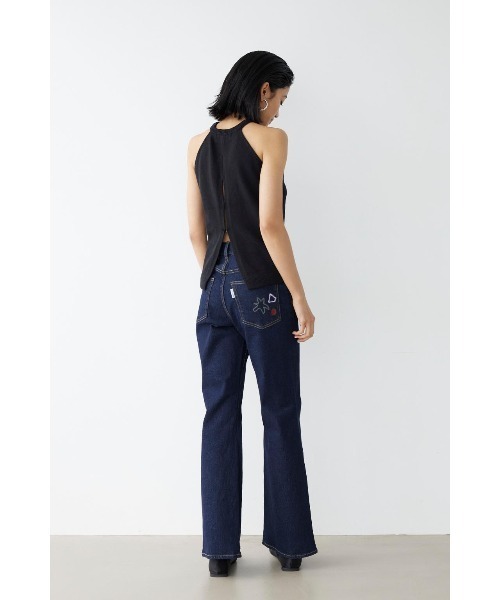 ALEXIA STAM (アリシアスタン) バックスリットタンクトップ ALEXIA STAM タンクトップ ノースリーブ Halterneck Back Slit