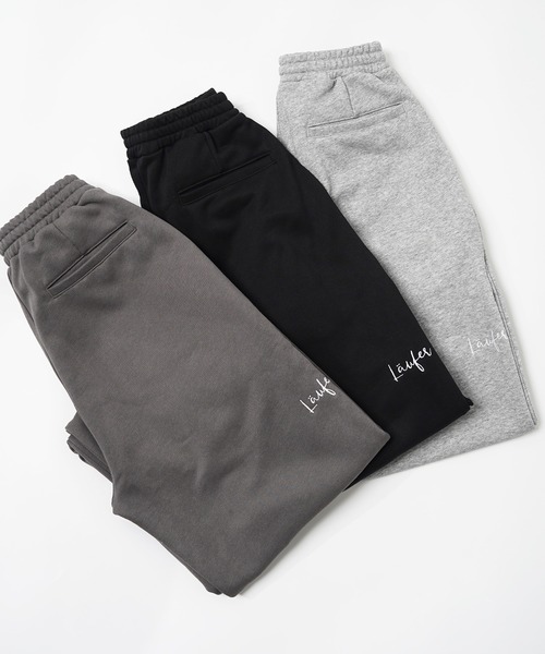 なせゆれふ出品 Laufer スウェットパンツ ジャージ 「Laufer」セミフレア カットオフ