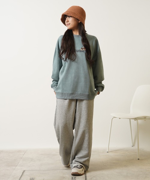 Laufer ワイドパンツ スウェットパンツ ジャージ 「Laufer」セミフレア