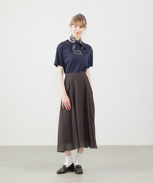 MACKINTOSH PHILOSOPHY スカート ビエラチェックフレアスカート