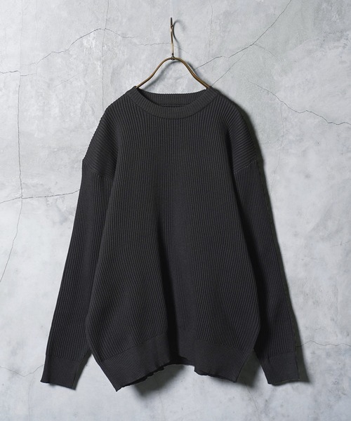 JIGGYS SHOP セーター ニット パフカルウォッシャブルワッフル