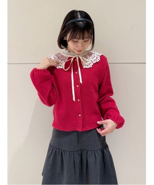 flower つけ襟 付け襟 ビンテージライクレースカラー : ZOZOTOWN Yahoo