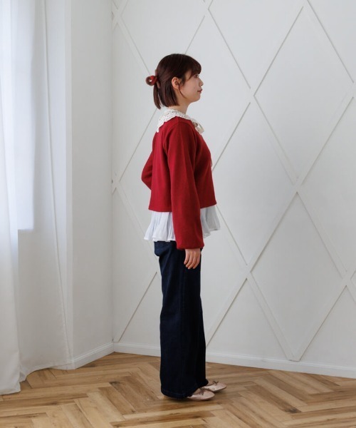 flower つけ襟 付け襟 ビンテージライクレースカラー : ZOZOTOWN Yahoo