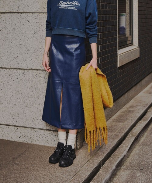 フリークスストア　レザー　スカート FREAK'S STORE スカート FREAK'S STORE/フリークスストア The