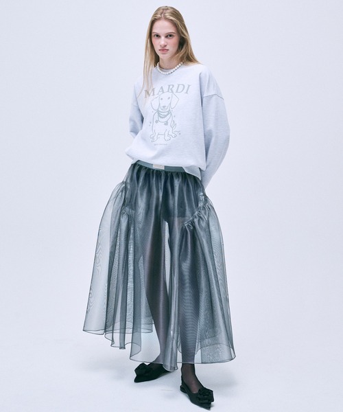 Mardi⭐︎スウェットトレーナー Mardi Mercredi トレーナー スウェット SWEATSHIRT FLOWERMARDI