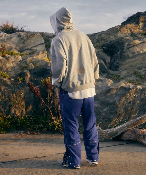 Reroom ナイロンサイドスリットセットアップ Reroom ナイロンサイド