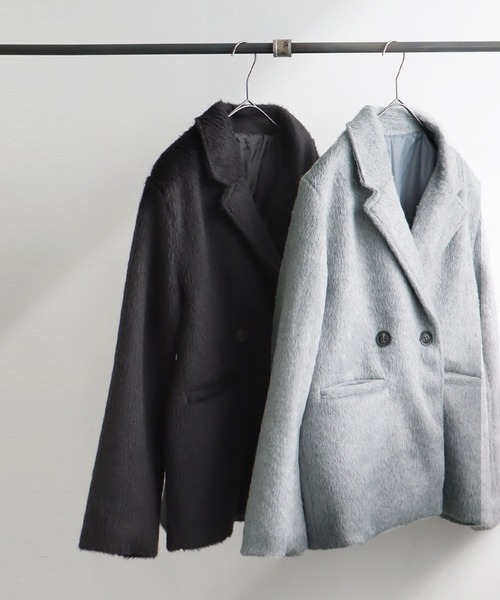 antiqua（アンティカ） ジャケット テーラードジャケット フェザー