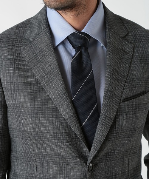 MEN'S BIGI（メンズビギ） ネクタイ チェック柄シルクネクタイ