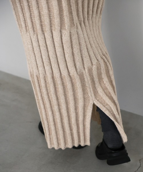 select MOCA（セレクトモカ） スカート メランジリブニットタイト