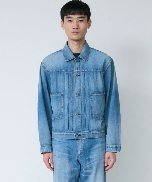Attick by Johnbull デニムジャケット Lサイズ ジョンブル デニム ジャケット（メンズファッション