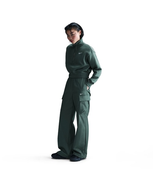 NIKE パーカー NIKE/ナイキ W NSW PHNX FLC QZ CROP