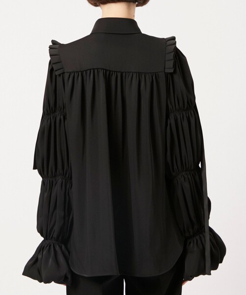 シャツ+ブラウス(長袖+七分) omochi shoulder blouse HAENGNAE HAENGNAE（ヘンネ） ブラウス シャツ 「HAENGNAE/ヘンネ」OMOCHI