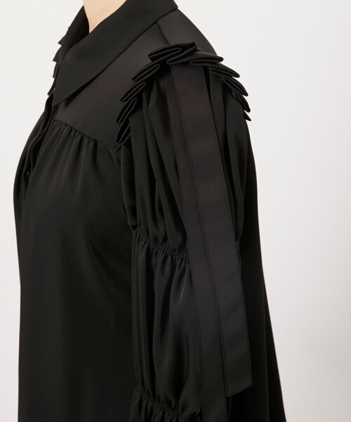 シャツ+ブラウス(長袖+七分) omochi shoulder blouse HAENGNAE HAENGNAE（ヘンネ） ブラウス シャツ 「HAENGNAE/ヘンネ」OMOCHI