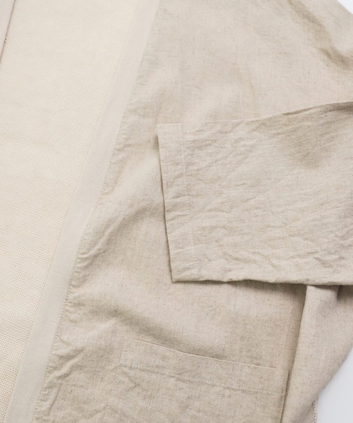 prit カーディガン 「prit」 ギマメッシュ×リネンコットンピン