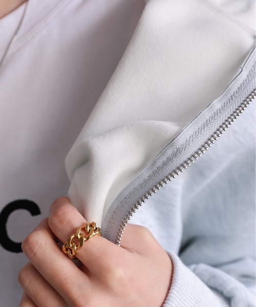 パーカー 「ユニセックス」胸元刺繍/ロゴ入り ジップアップスリーブフーディー/パーカー/裏起毛 レディース メンズ | CREARE -LINO- | 14