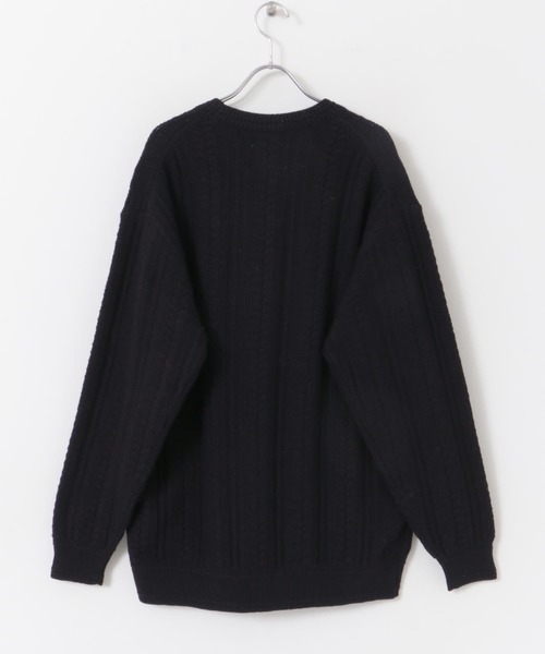 URBAN RESEARCH DOORS セーター ニット チュニジアウール ケーブル