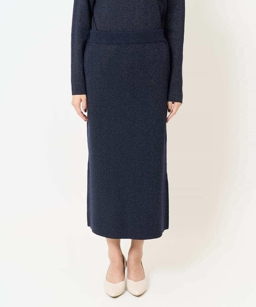 a.v.v（アー・ヴェ・ヴェ） スカート 「セットアップ対応」ラメニット