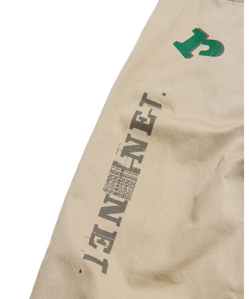 ワイドパンツ チノパン SIMON TAYLOR: LOGO CHINO PANTS メンズ レディースの画像