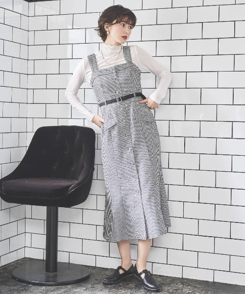 AND COUTURE（アンドクチュール） ワンピース ジャガードジャンスカ